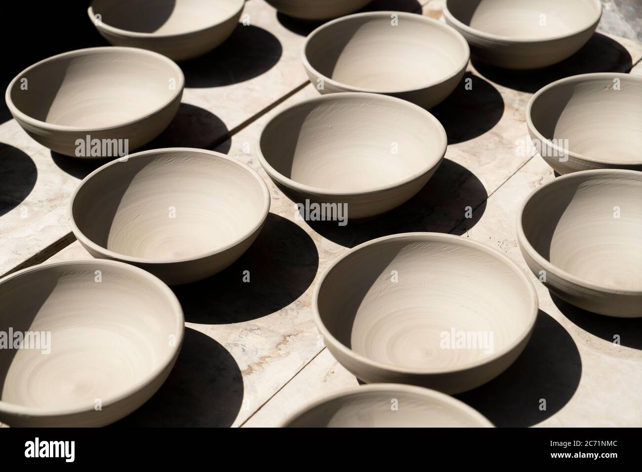 Handmade pottery close up Stock Photo Alamy