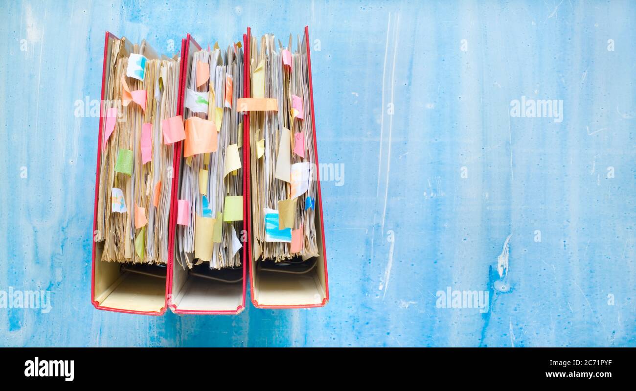 Grungy File Folders High Resolution Stock Photography and Images - Alamy