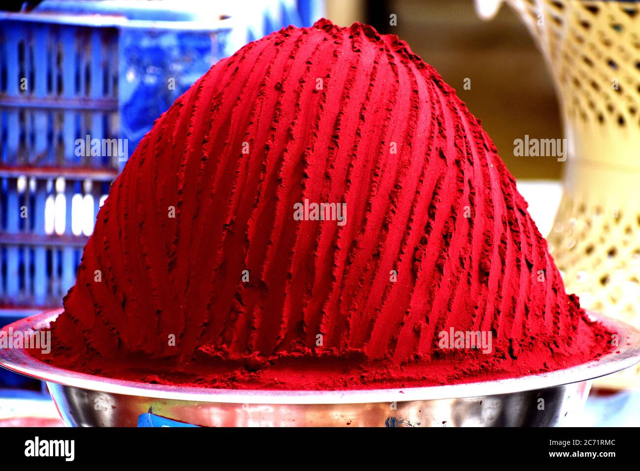 Shop of Colors in India Stock Photo
