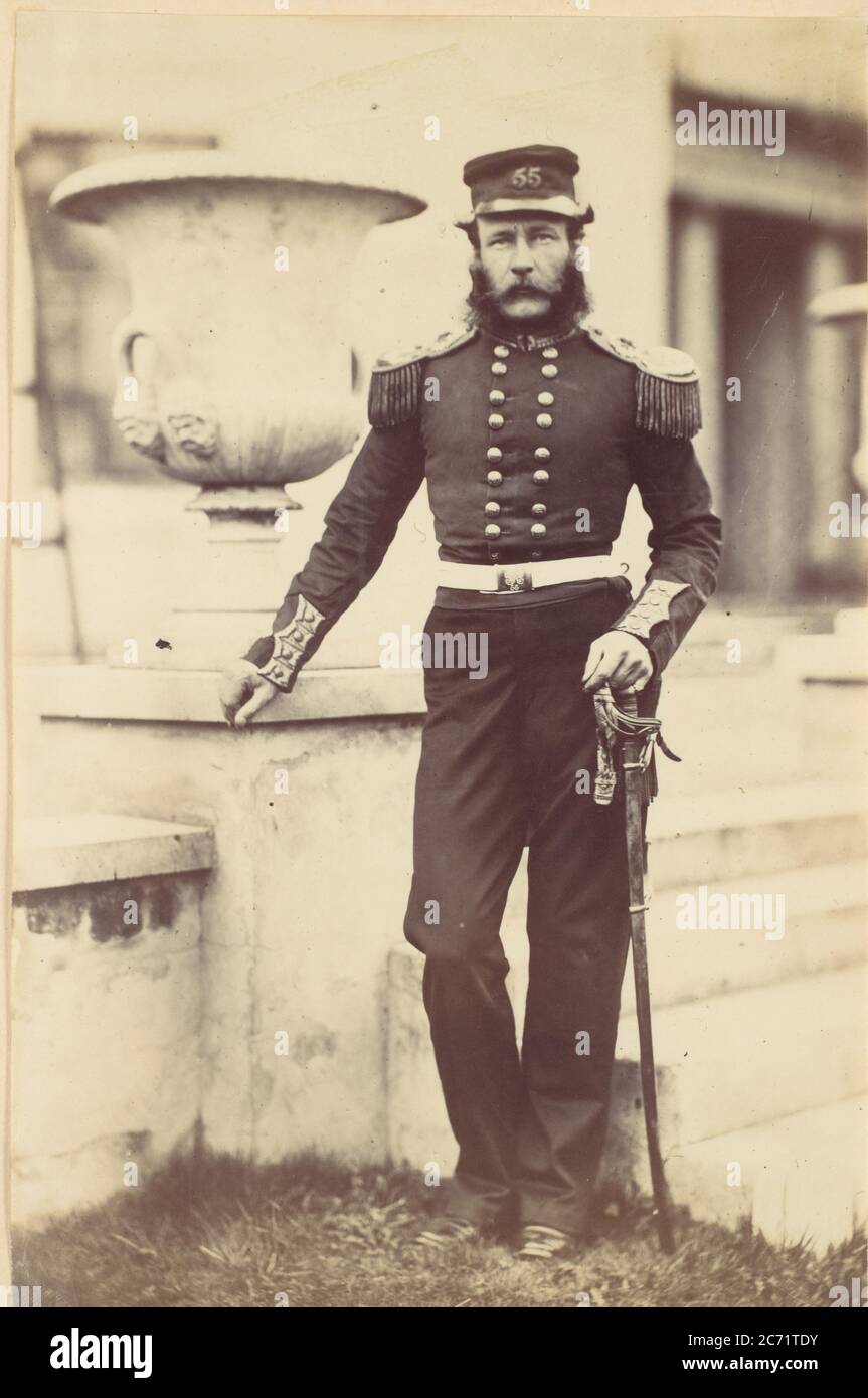 Brevet Lieutenant Colonel Cure, 1856. Stock Photo