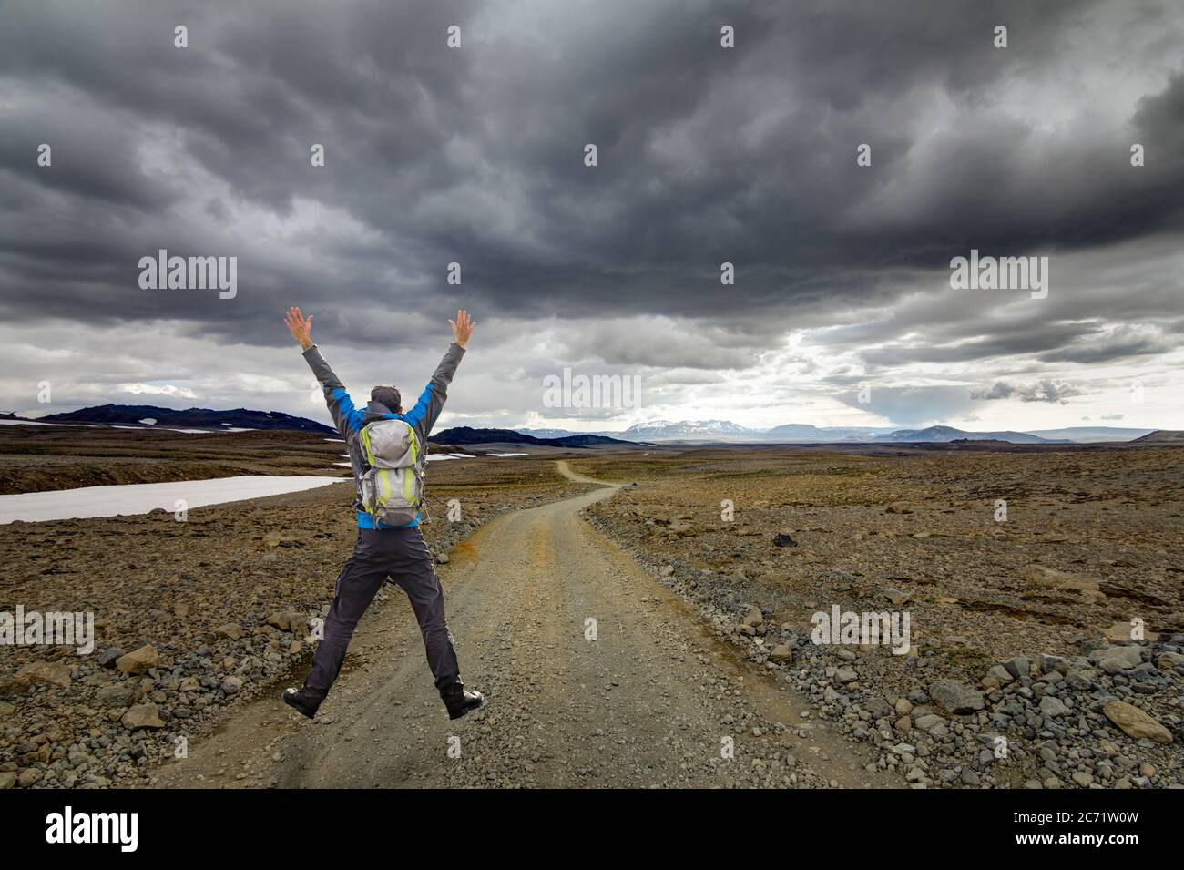 Happy hiker hi-res stock photography and images - Alamy