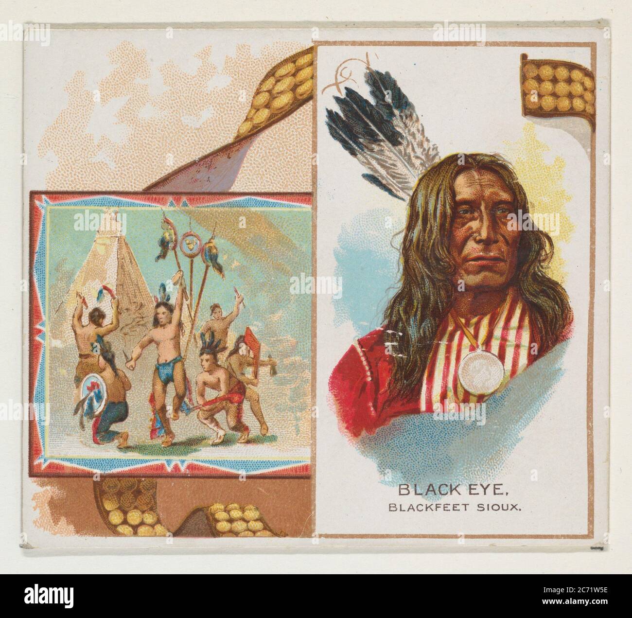 Black eye from blackfeet sioux tribe hires stock photography and