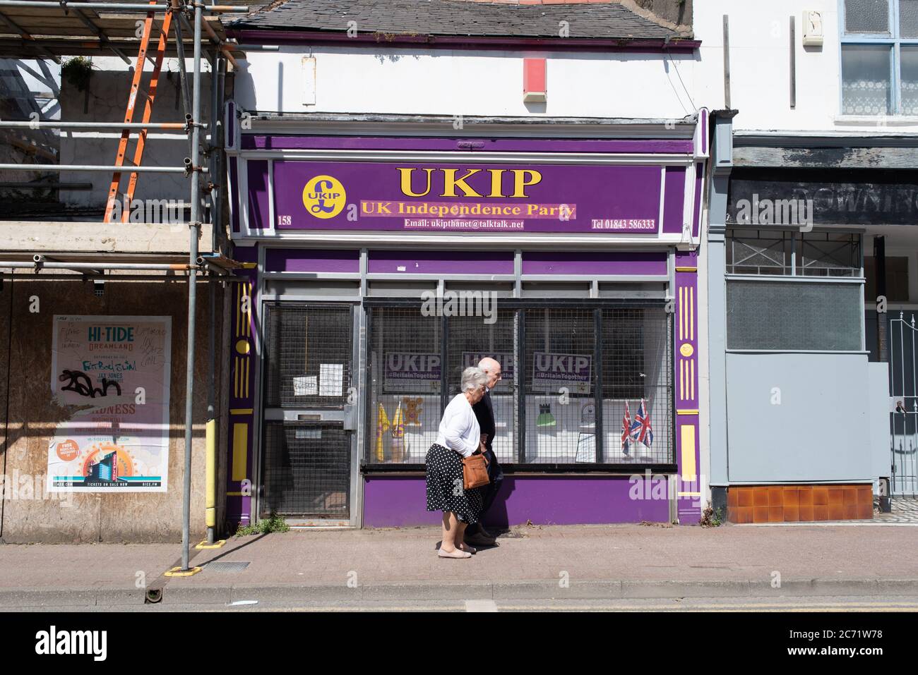 UKIP office, Ramsgate, Kent, UK Stock Photo
