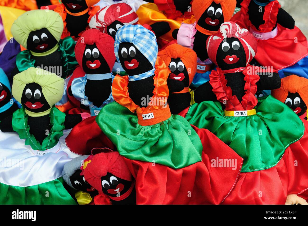 Cuban souvenirs doll Stock Photo