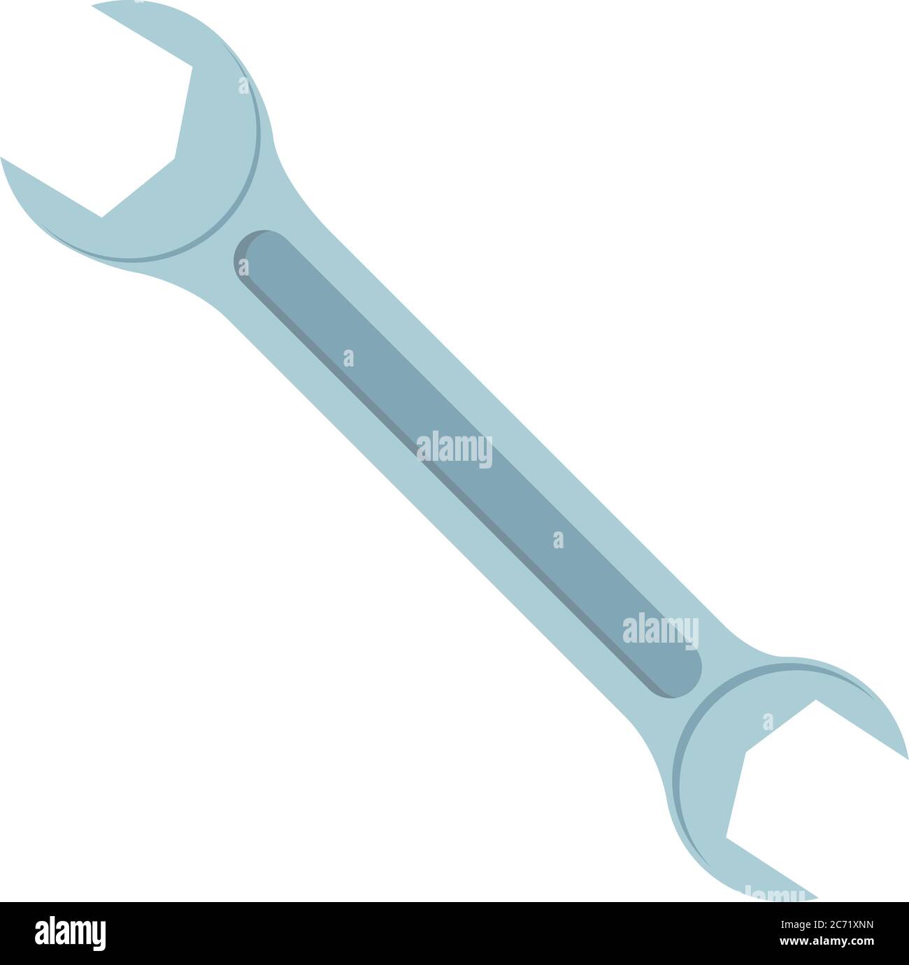 wrench key tool isolated icon vector illustration design Stock Vector ...