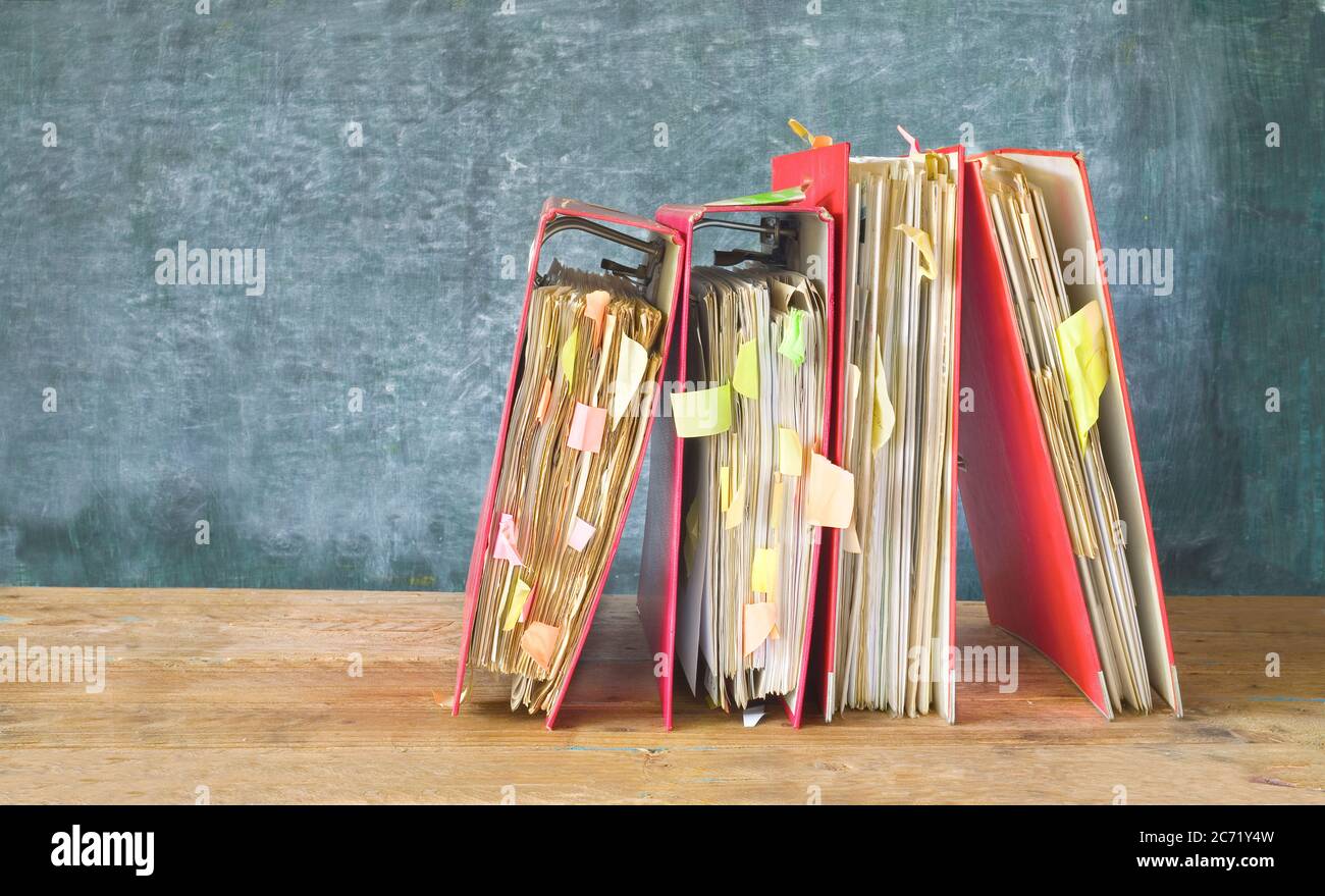 Grungy File Folders High Resolution Stock Photography and Images - Alamy