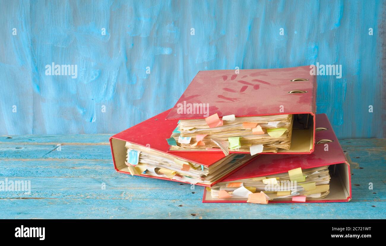 Grungy File Folders High Resolution Stock Photography and Images - Alamy