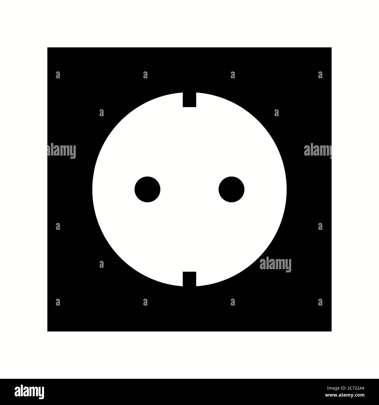 Unique Socket Vector Line Icon Stock Vector
