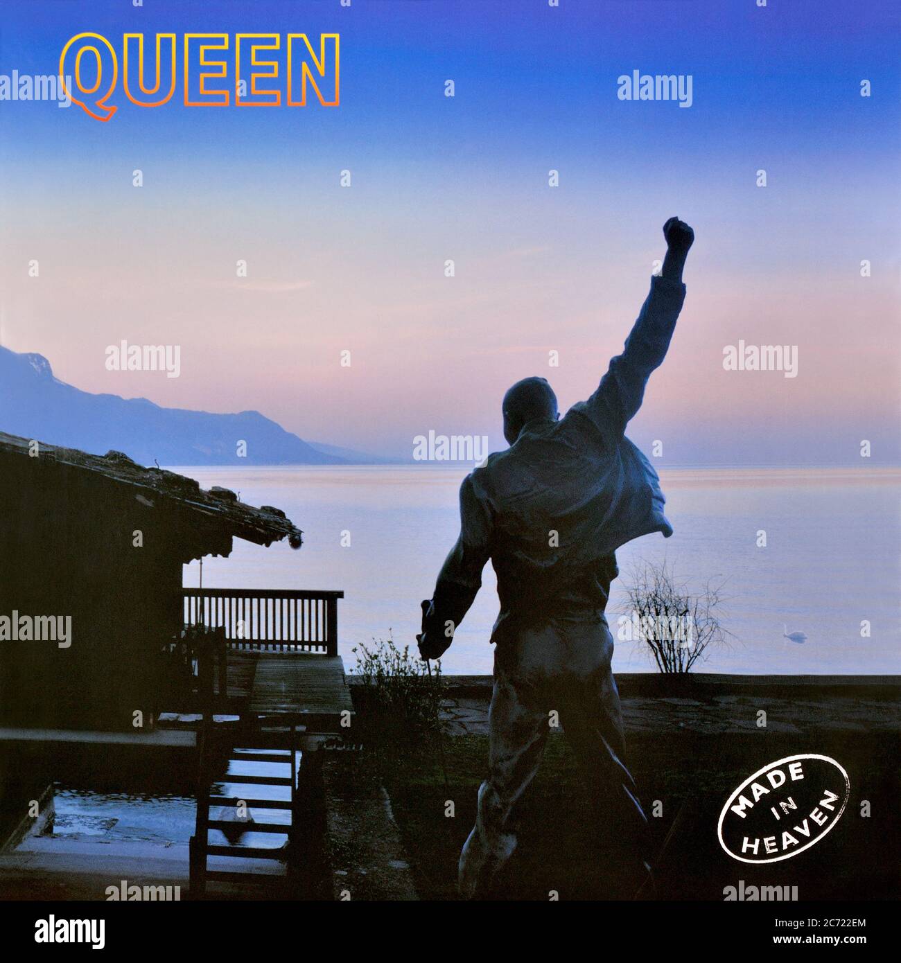 Queen - original vinyl album cover - Made In Heaven - 1995 Stock Photo