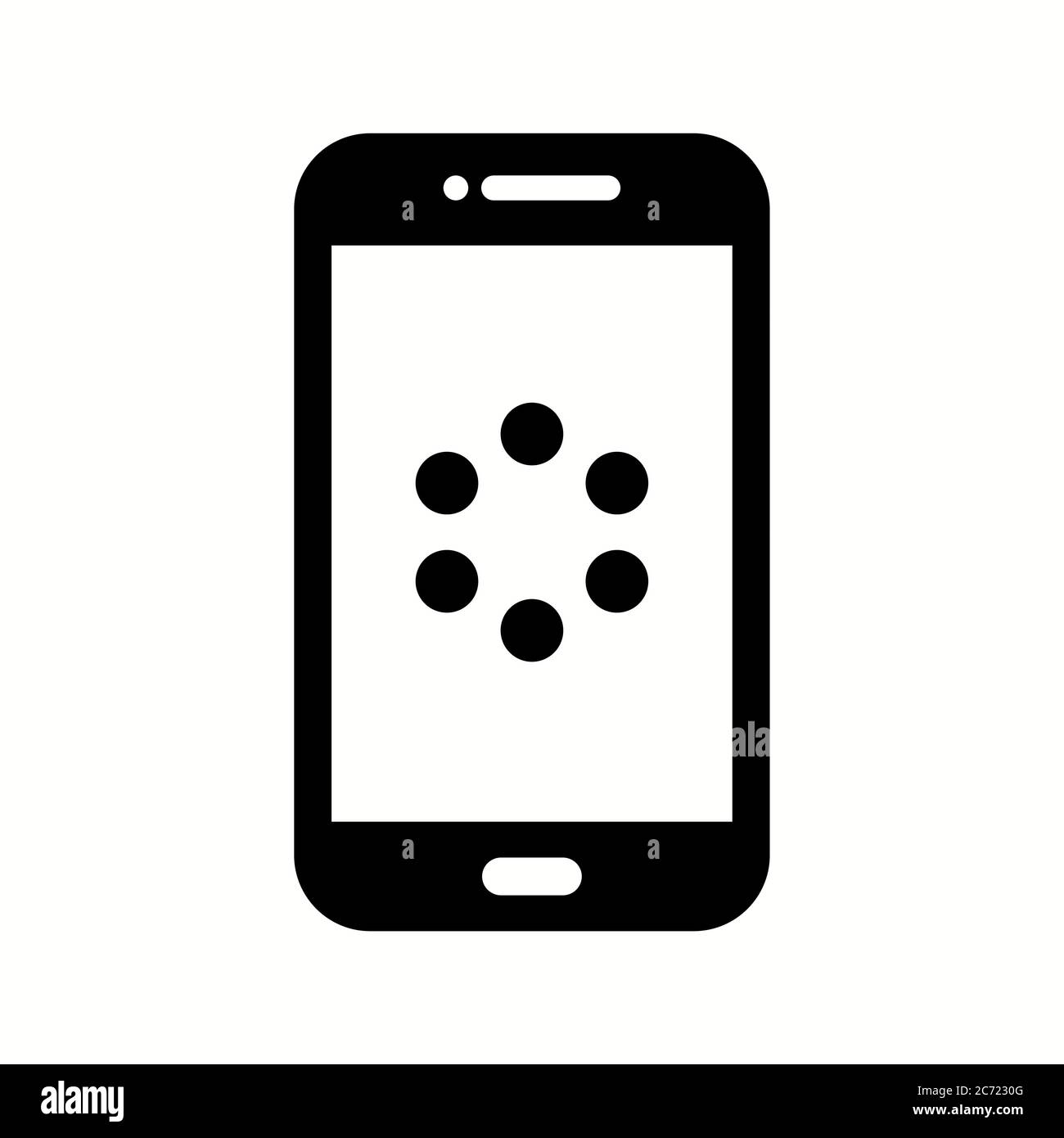 Unique Watch Synchronization Vector Glyph Icon Stock Vector