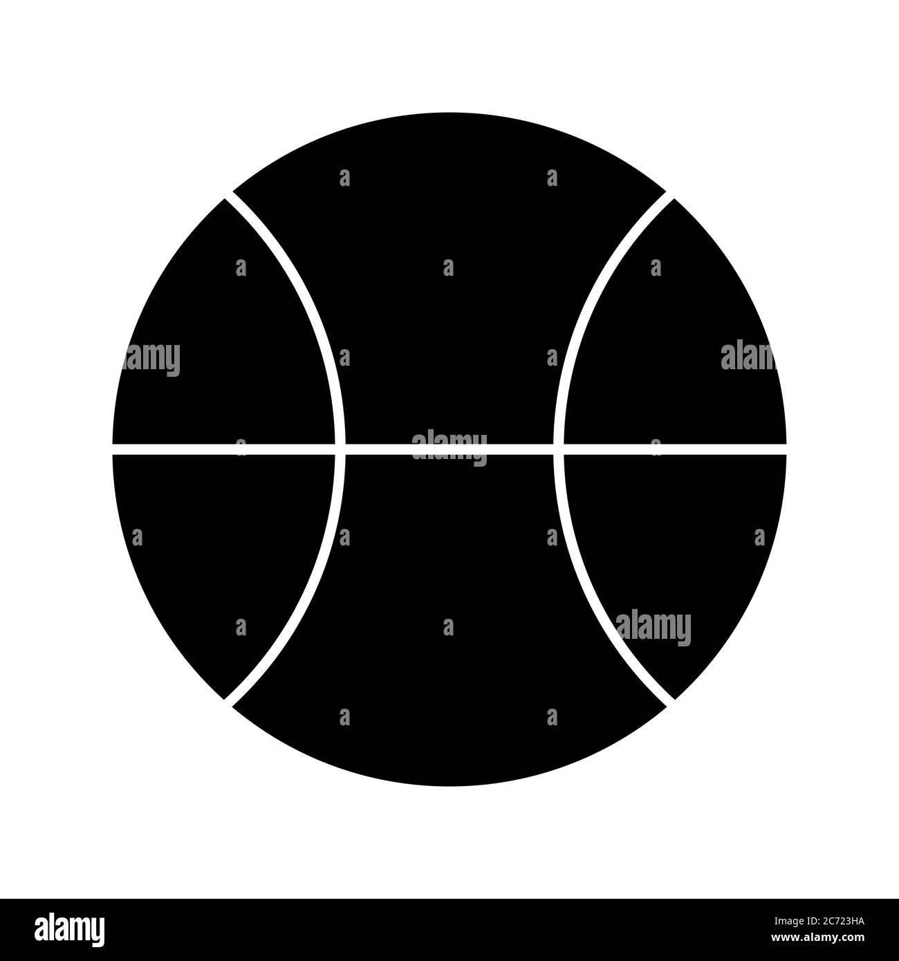Unique Ball Vector Glyph Icon Stock Vector