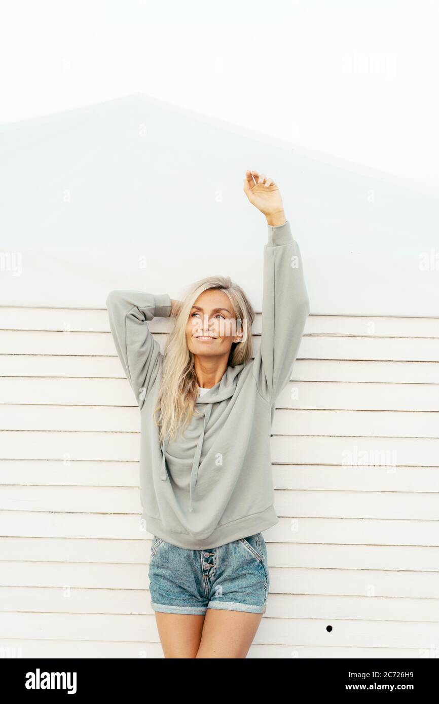 jean shorts hoodie and shorts female