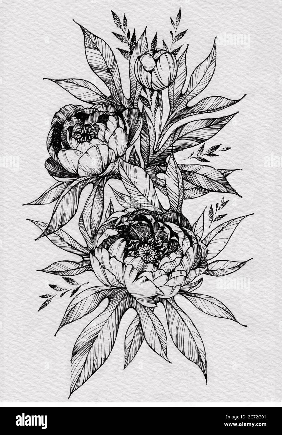 awesome 70 Adorable Peony Tattoo Designs for Men  Pretty but Masculine  Check more at httpstylem  Men flower tattoo Peonies tattoo  Traditional tattoo flowers