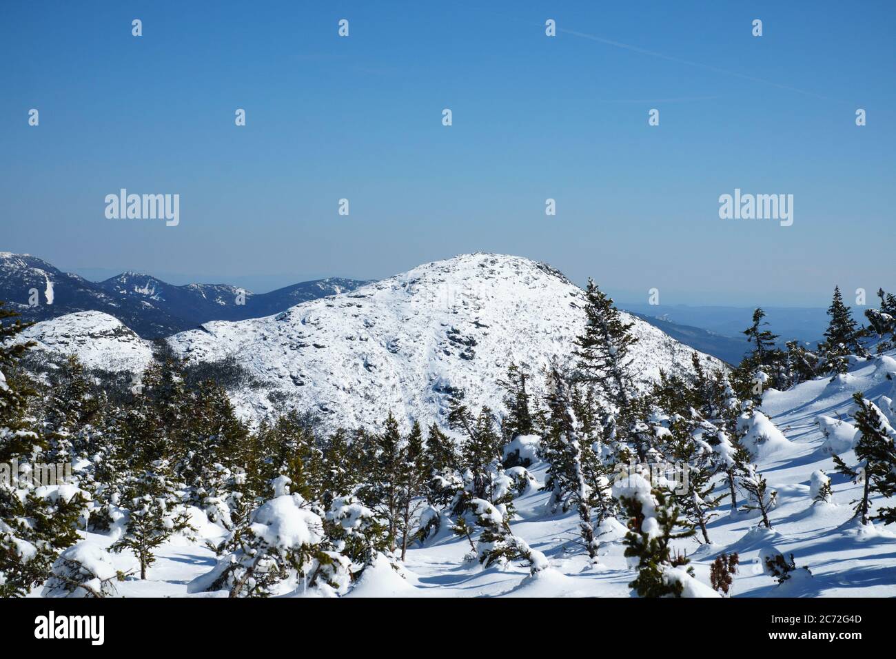 Mount Marcy Summit in Winter, Van Hoevenberg Trail, Adirondack