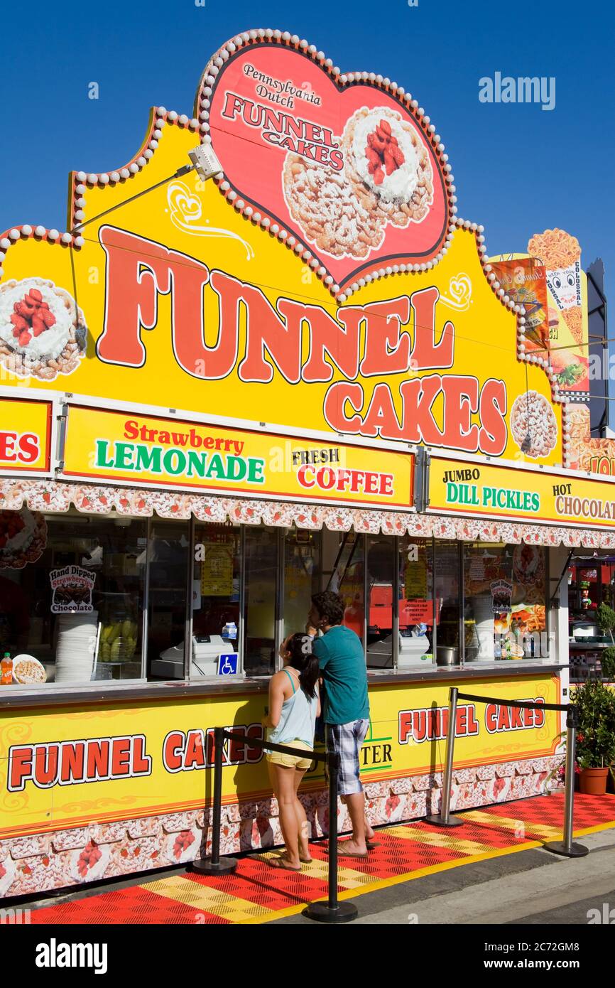 Food vendor at the Orange County Fair, Costa Mesa City,Orange County