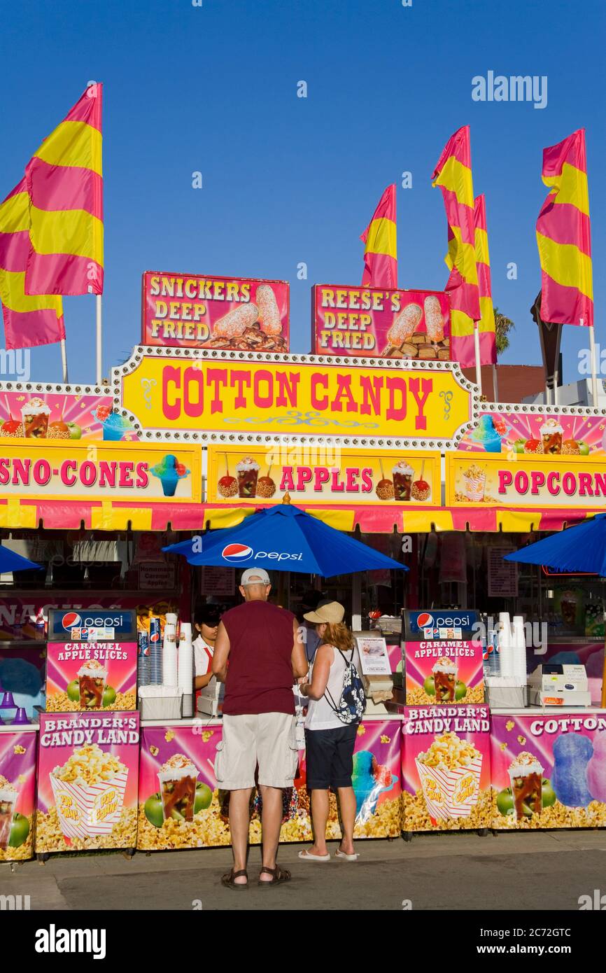 Food vendor at the Orange County Fair, Costa Mesa City,Orange County