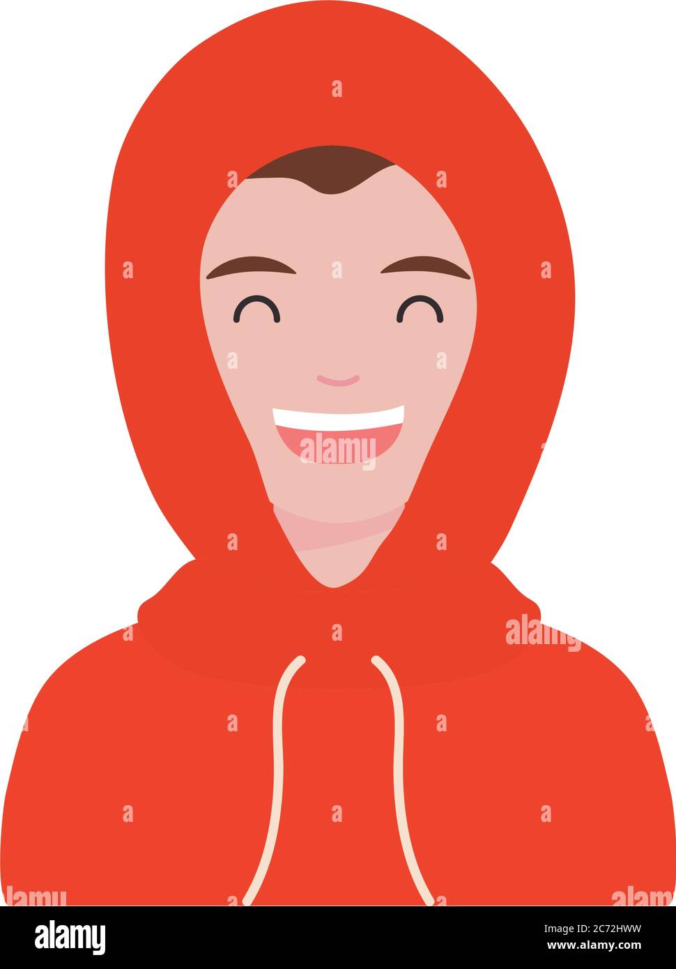 cartoon boy with hoodie