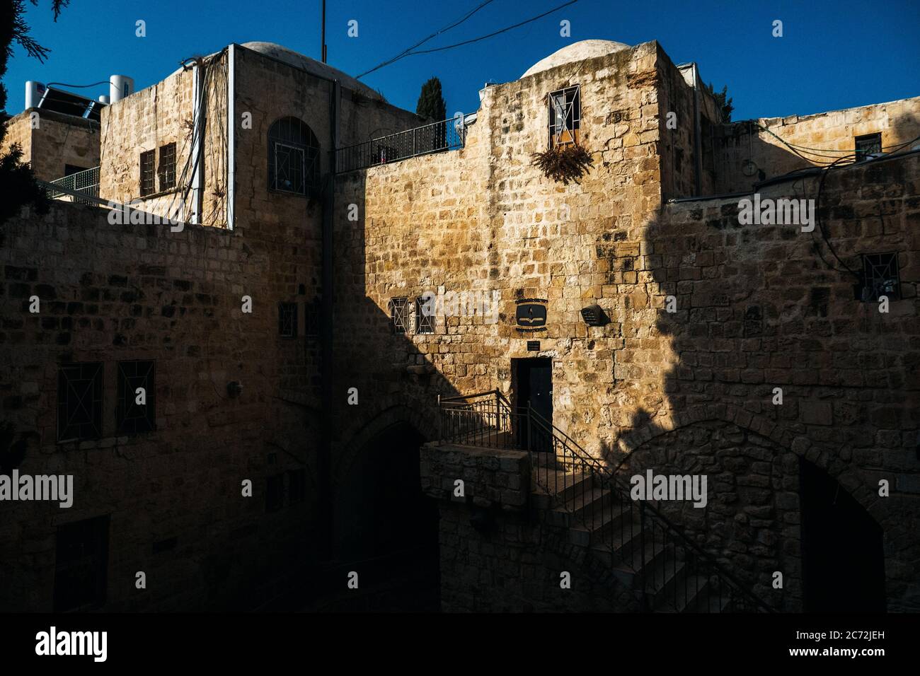 Cenacle building, city of Jerusalem Israel Stock Photo Alamy
