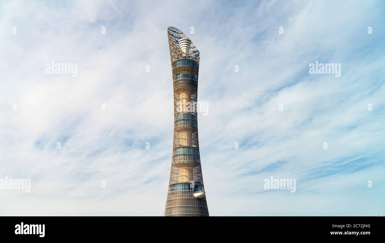 Doha Qatar February 2019 Aspire Tower Nicknamed Torch Doha