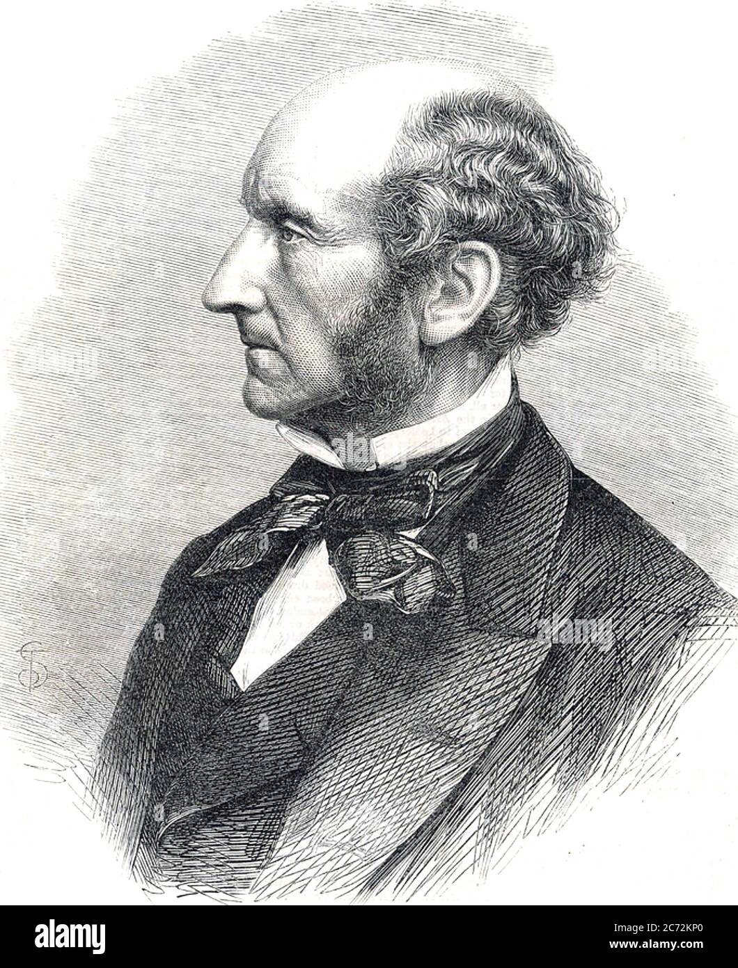 JOHN STUART MILL (1806-1873) English political economist, philosopher, civil servant Stock Photo