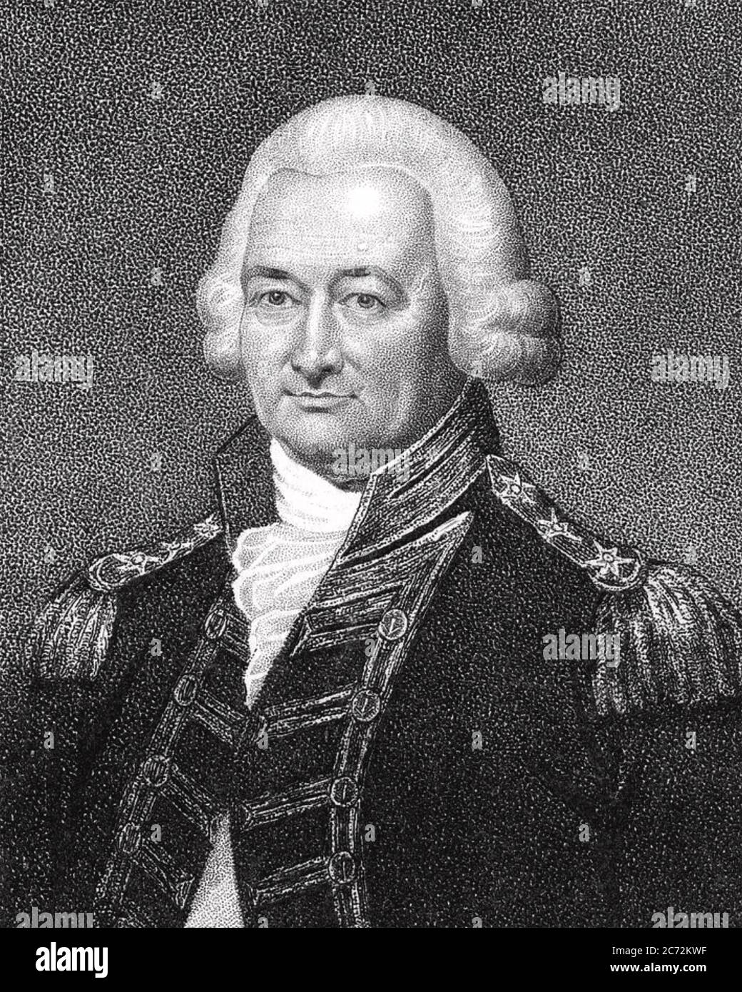 PETER PARKER, 1st Baronet (1721-1811) senior Royal Navy officer, about 1800 Stock Photo