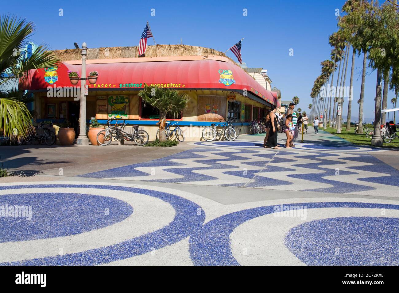 Cabo cantina in Balboa Village, City of Newport Beach,Orange County, California, USA Stock Photo