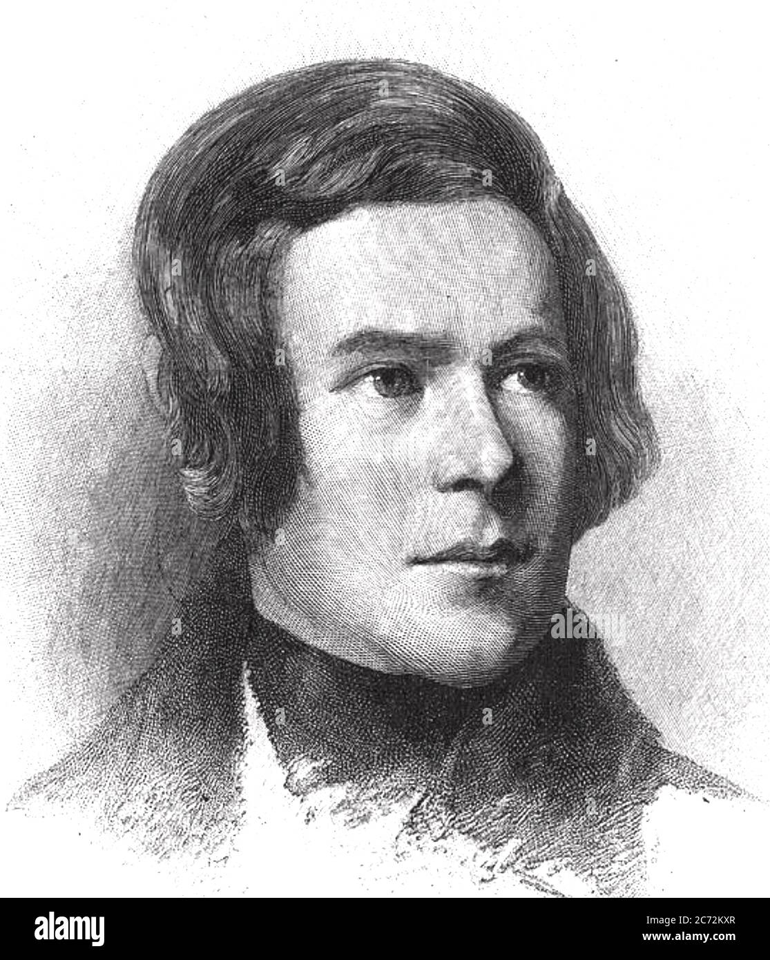 ROBERT SCHUMANN (1810-1856) German composer Stock Photo