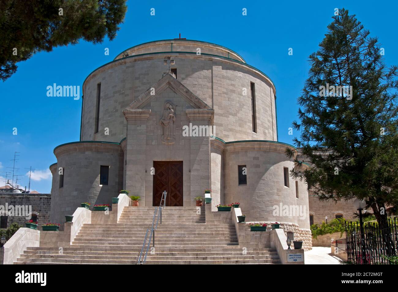 The Catholic Convent of the Sisters of Rosary, Jerusalem, Israel Stock Photo