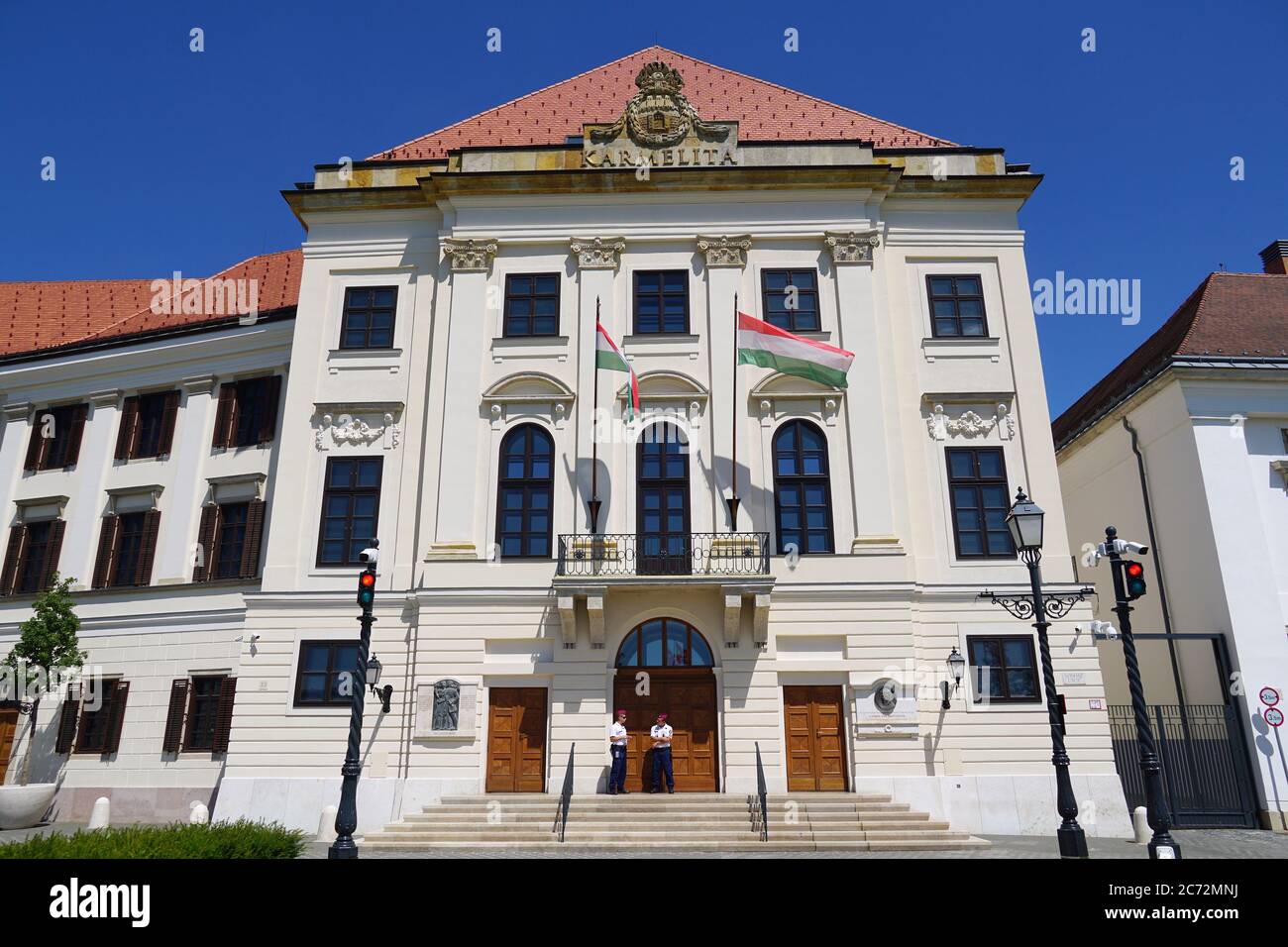 Prime Minister's Office, Former Carmelite monastery, Buda Castle, Castle Quarter, 1st District, Budapest, Hungary, Magyarország, Europe Stock Photo
