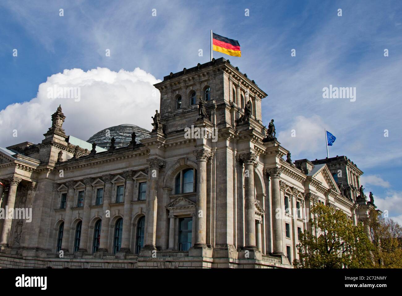 The Reichstag bears silent witness to the turbulent history of Berlin
