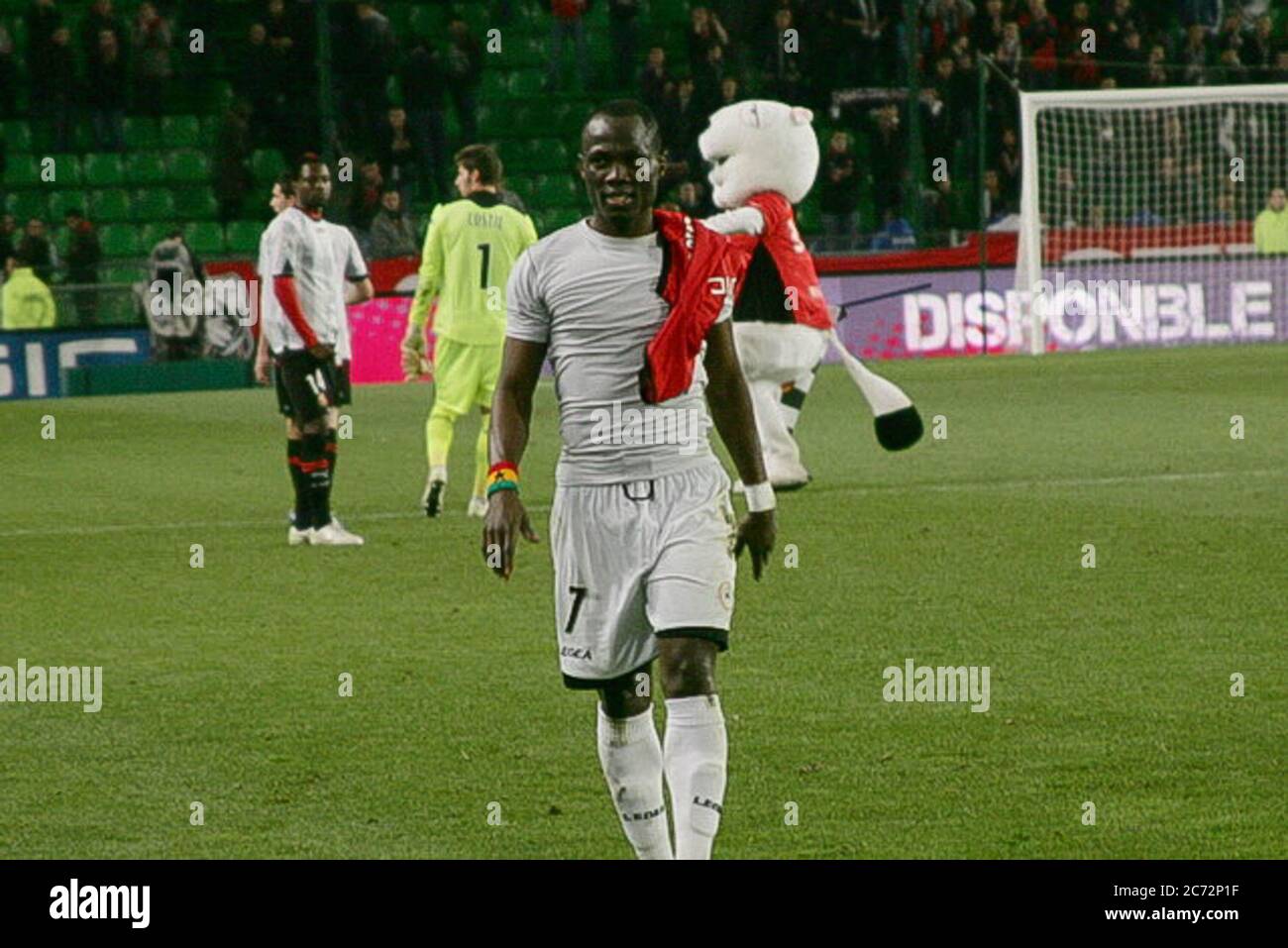 Pablo Armero during the Europa League 2011 - 2012 ,Stade Rennais - Udinese   on November 30 2011 in Rennes ,  France - Photo Laurent Lairys / DPPI Stock Photo