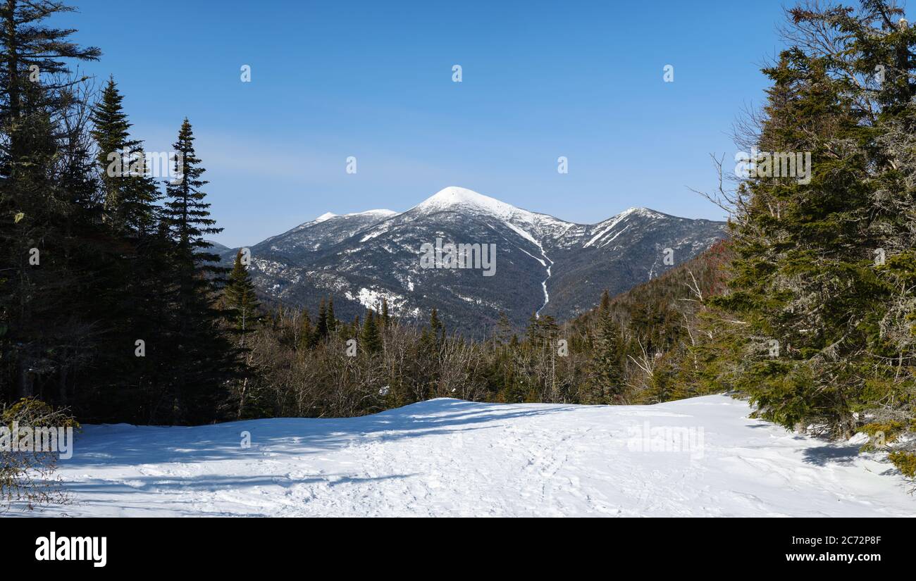 Indian Falls looking towards Algonquin Peak, Van Hoevenberg Trail