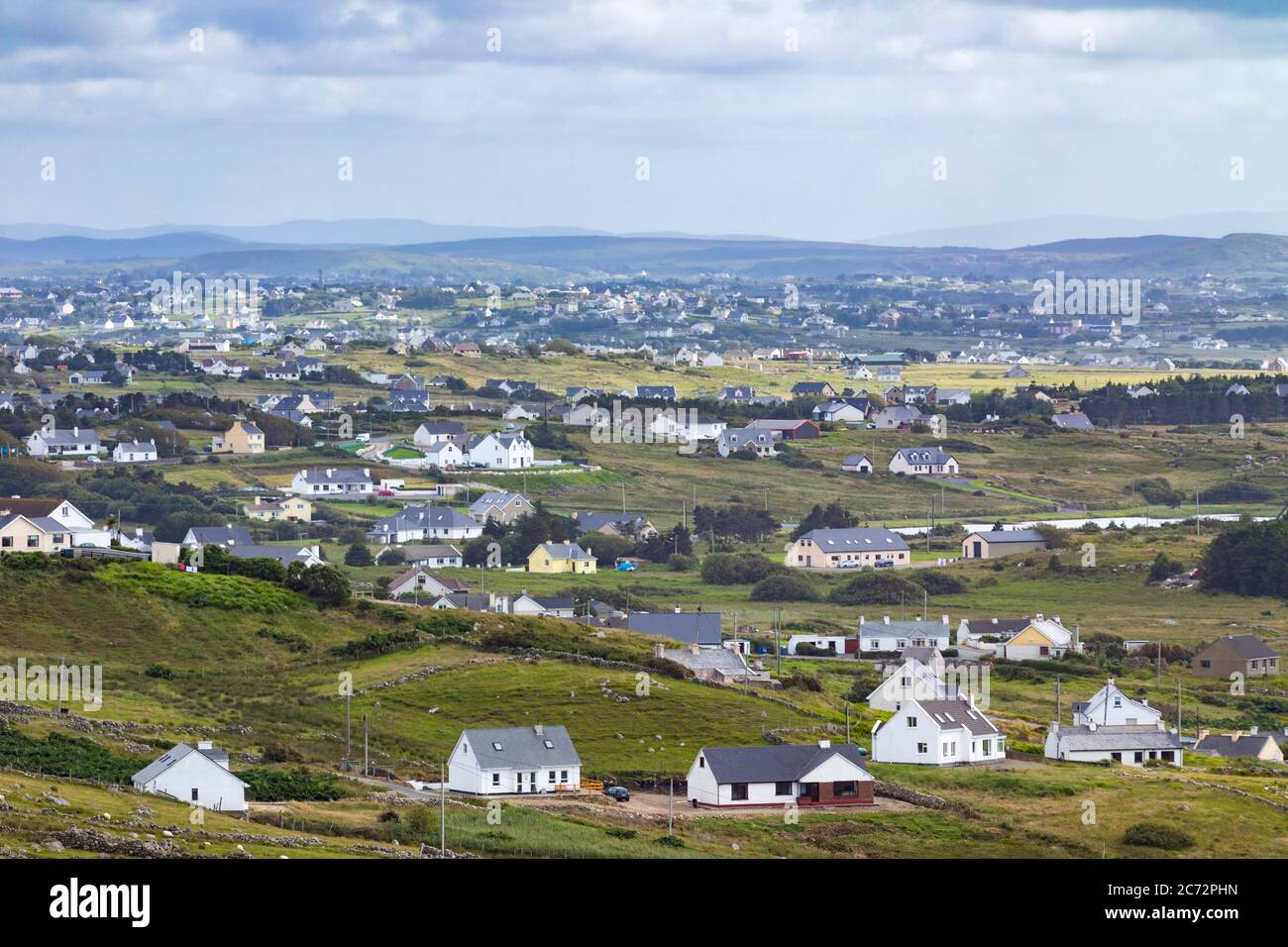 Housing development in Donegal, Ireland Stock Photo Alamy