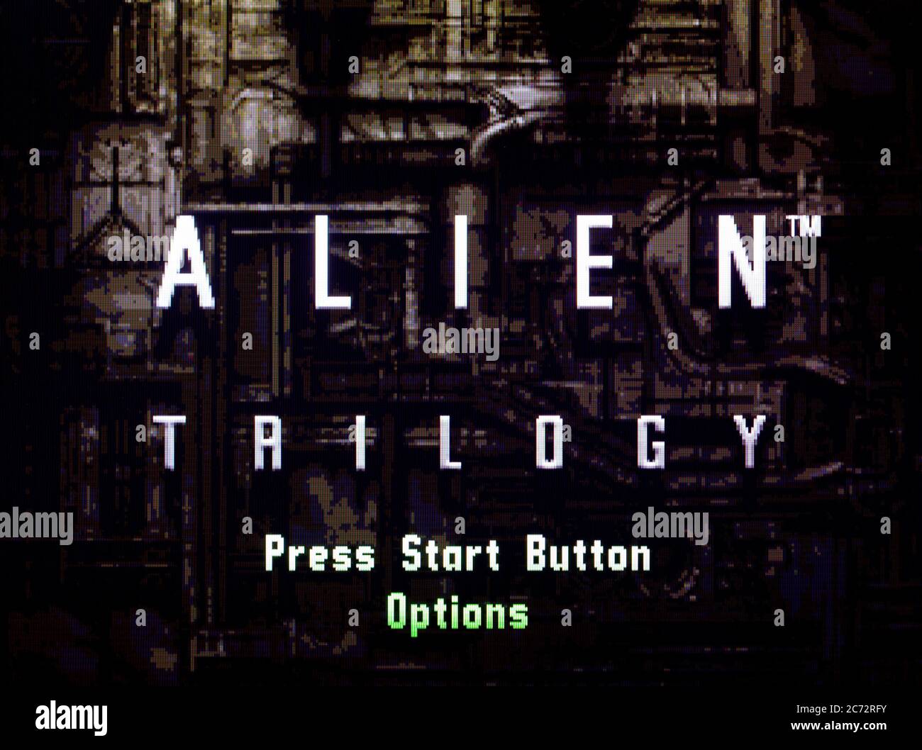 Alien Trilogy - Sega Saturn Videogame - Editorial use only Stock Photo