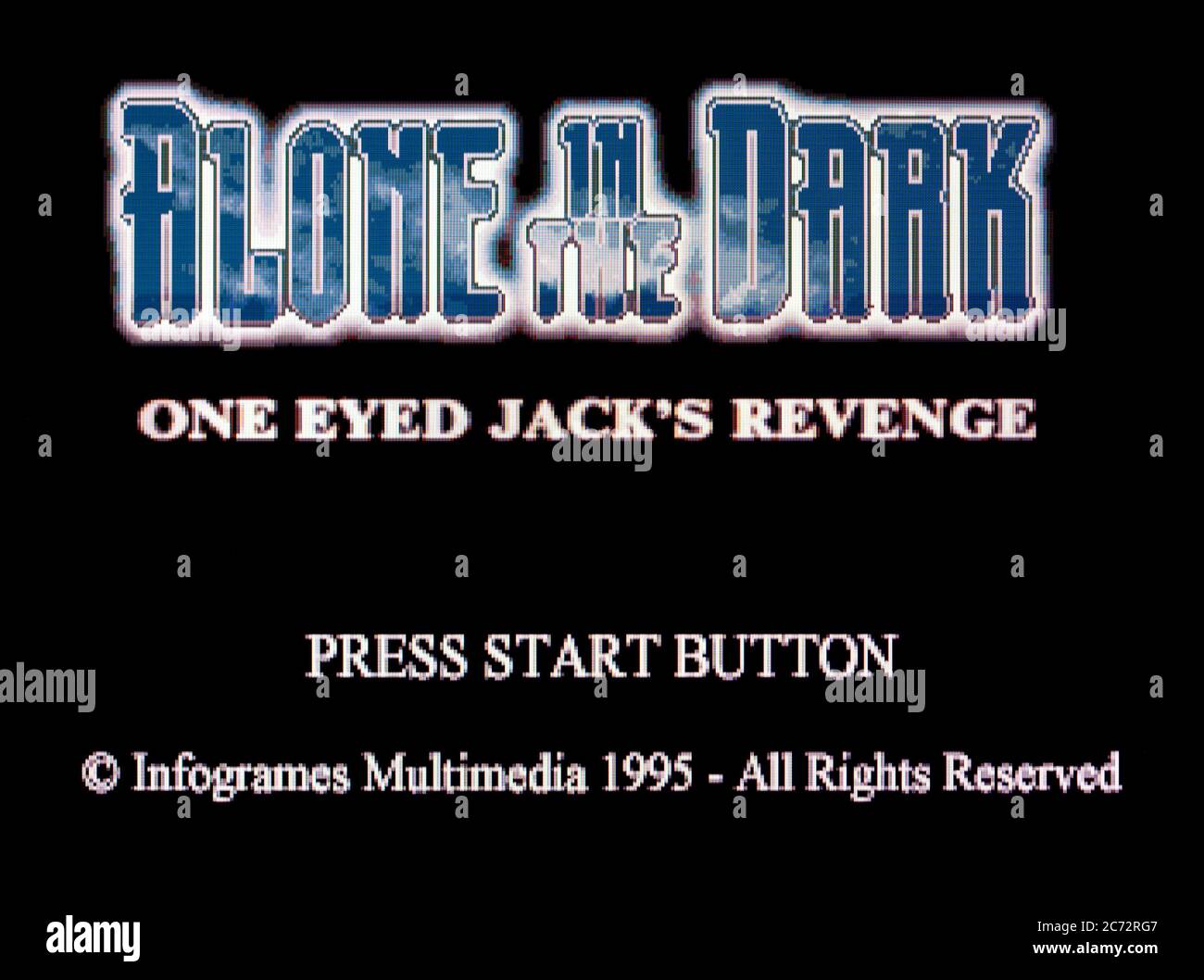 Alone in the Dark One Eyed Jack's Revenge - Sega Saturn Videogame - Editorial use only Stock Photo