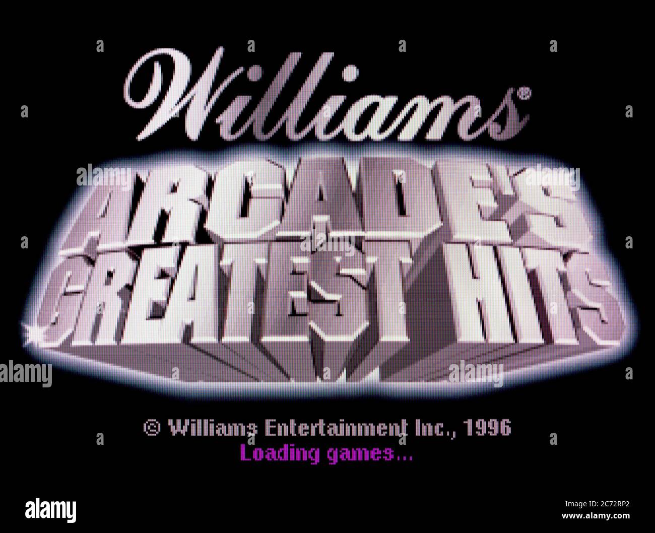 Williams Arcade's Greatest Hits - Sega Saturn Videogame - Editorial use only Stock Photo