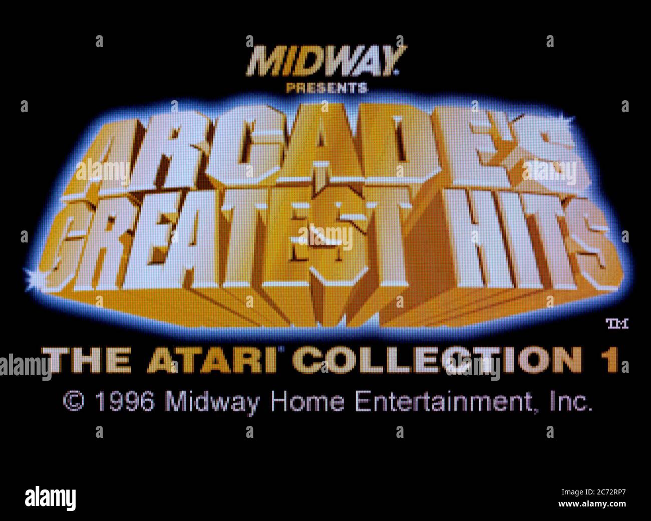Williams Arcade's Greatest Hits The Atari Collection 1 - Sega Saturn Videogame - Editorial use only Stock Photo