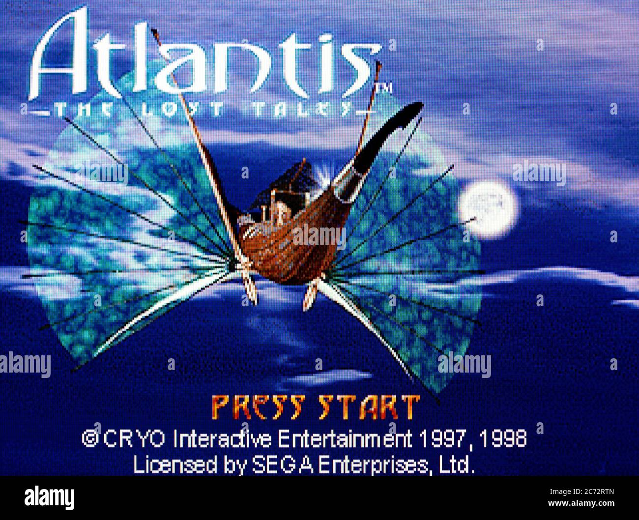 Atlantis The Lost Tales - Sega Saturn Videogame - Editorial use only Stock Photo