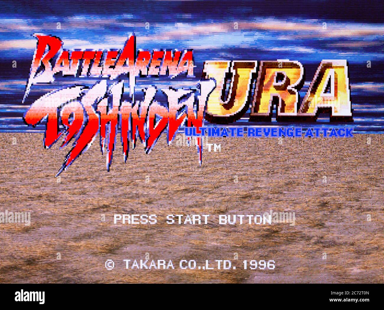 Battle Arena Toshinden URA - Sega Saturn Videogame - Editorial use only Stock Photo