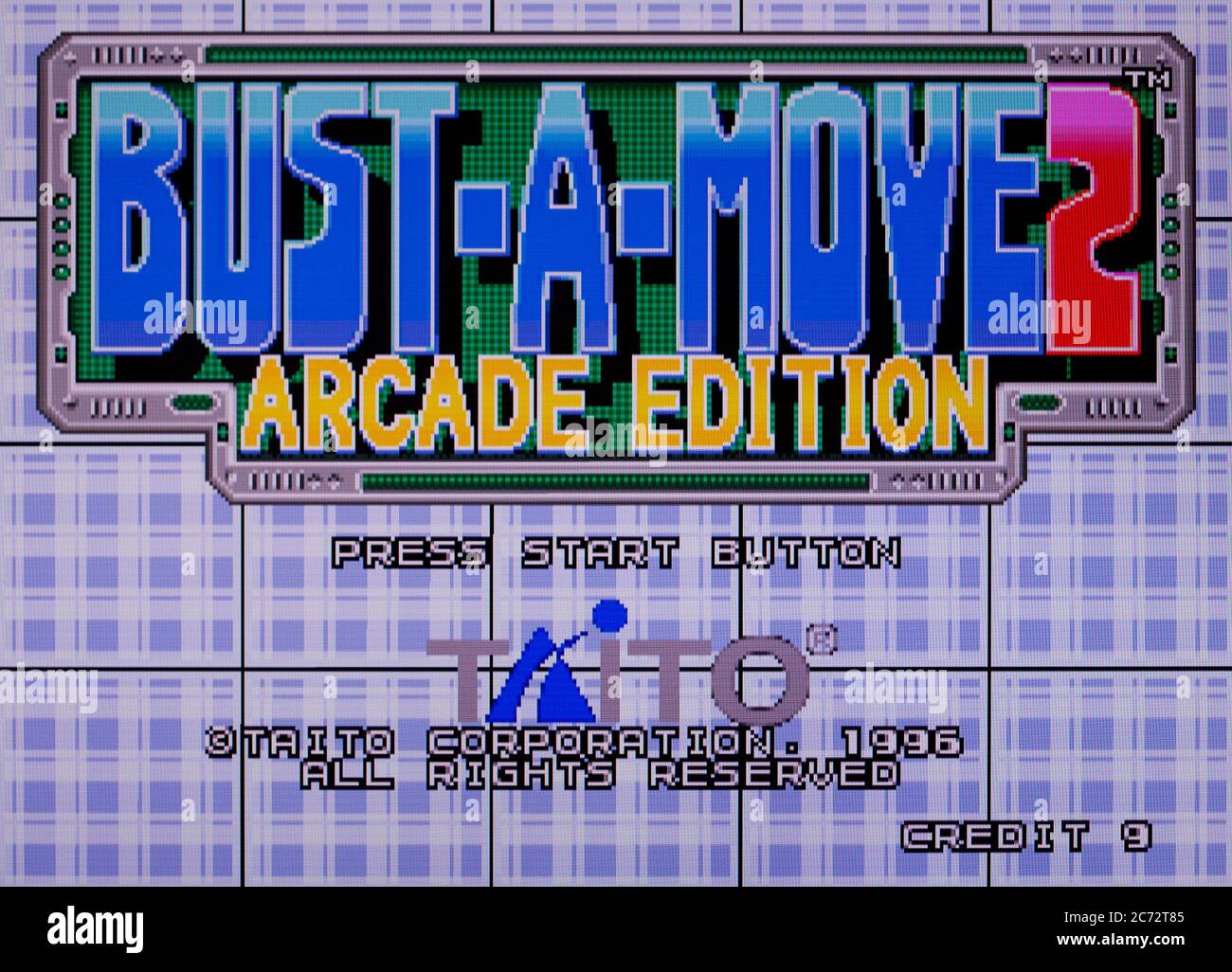 Bust A Move 2 Arcade Edition Sega Saturn Videogame Editorial use