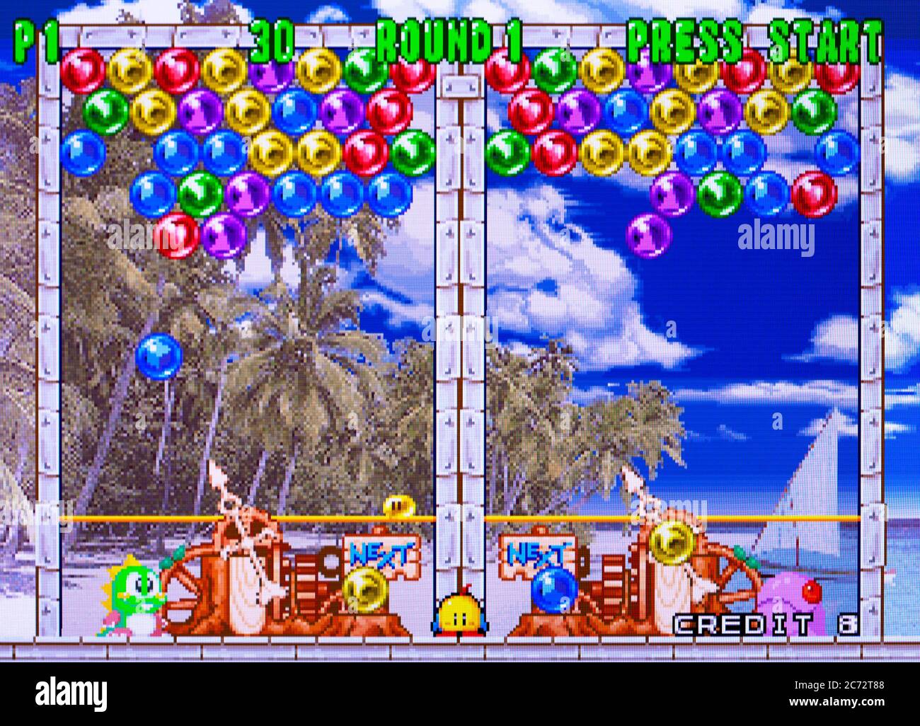 Bust A Move 2 Arcade Edition Sega Saturn Videogame Editorial use