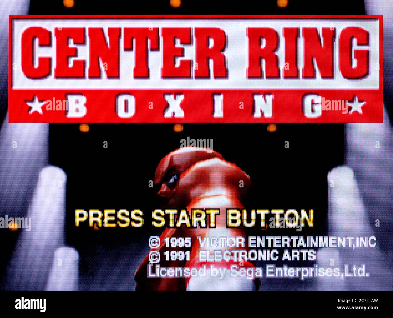 Center Ring Boxing - Sega Saturn Videogame - Editorial use only Stock Photo