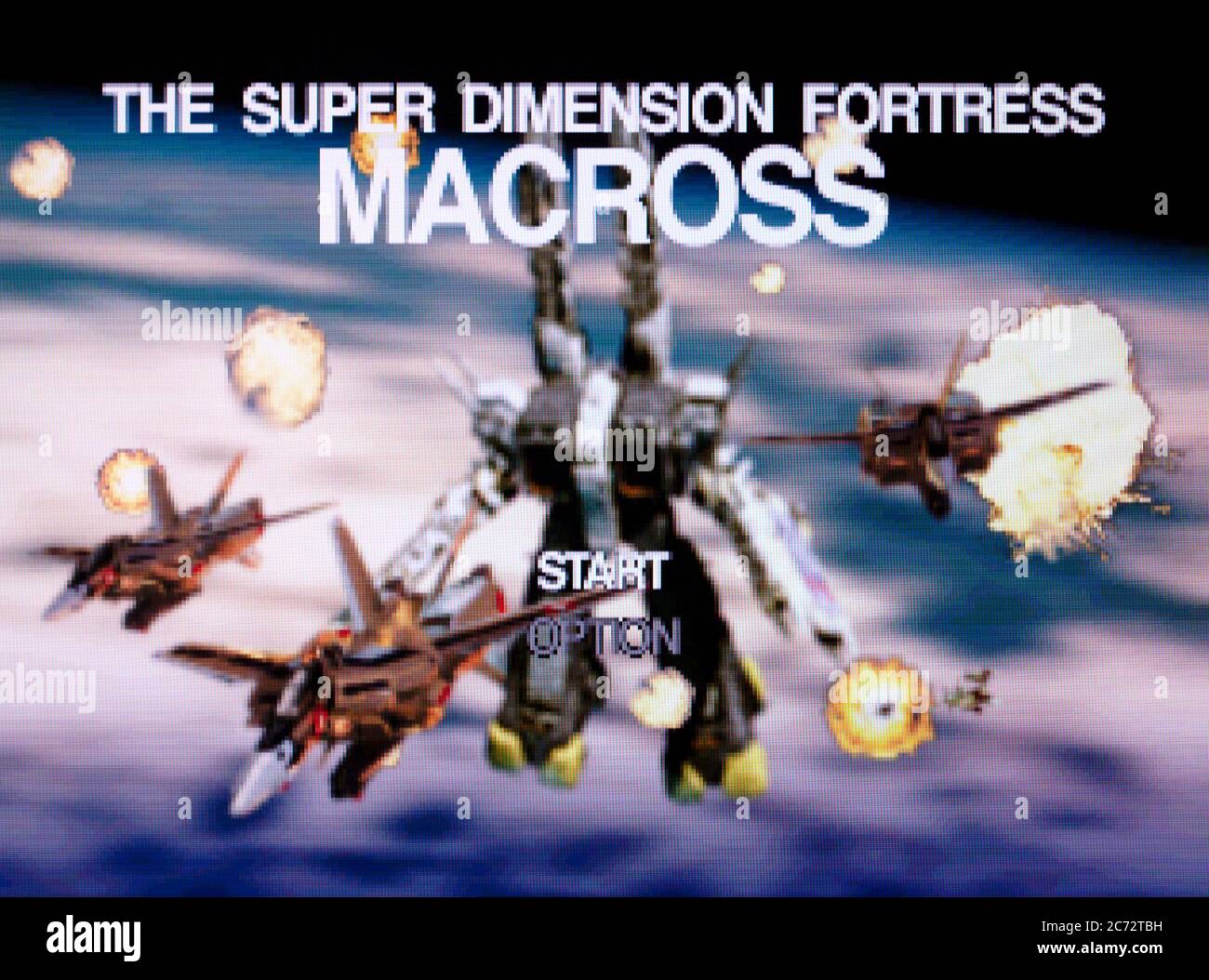 Super Dimension Fortress Macross - Sega Saturn Videogame - Editorial use only Stock Photo