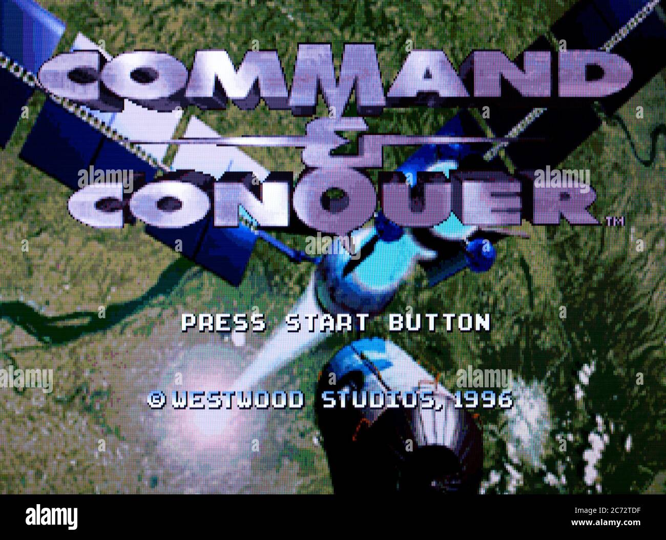 Command & Conquer - Sega Saturn Videogame - Editorial use only Stock Photo