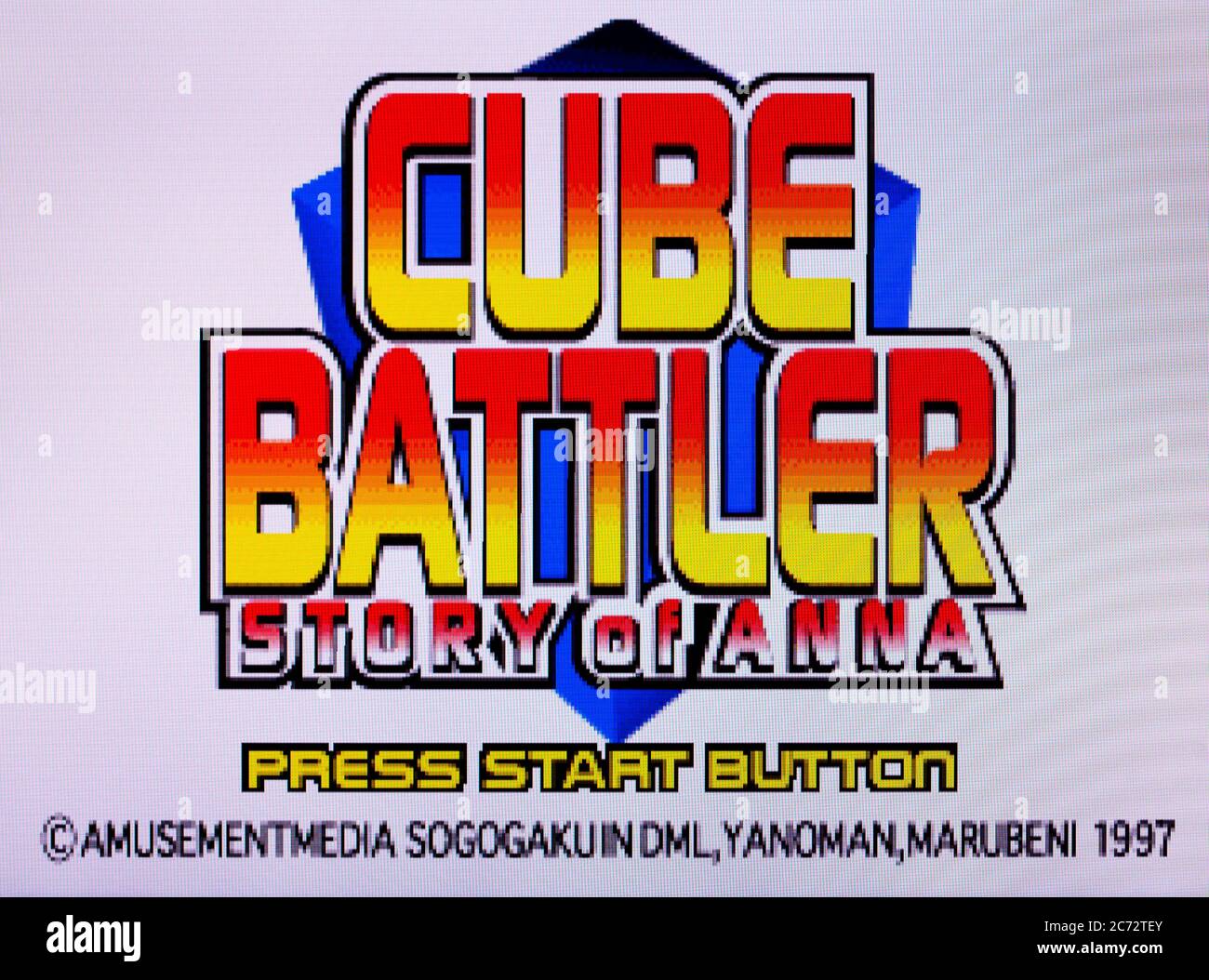 Cube Battler Story of Anna - Sega Saturn Videogame - Editorial use only Stock Photo