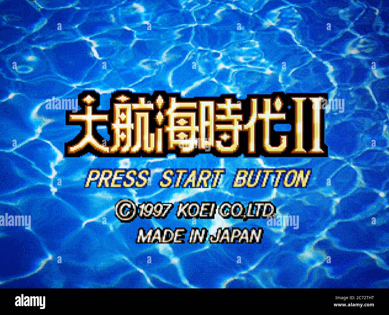 Daikoukai Jidai II 2 - Sega Saturn Videogame - Editorial use only Stock Photo