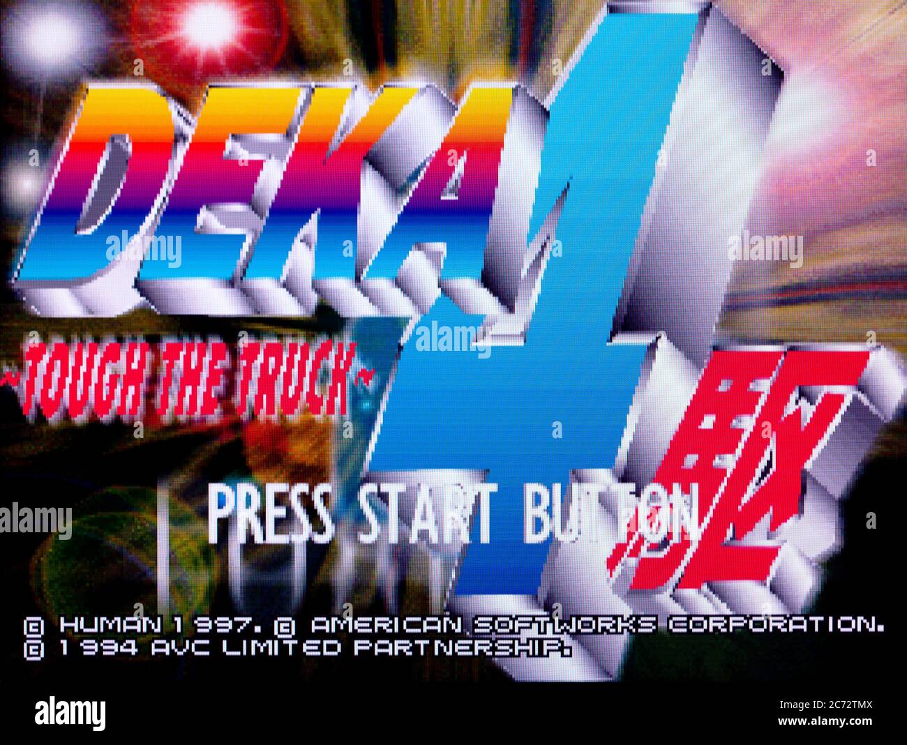 Deka Yonku - Tough The Truck - Sega Saturn Videogame - Editorial use only Stock Photo