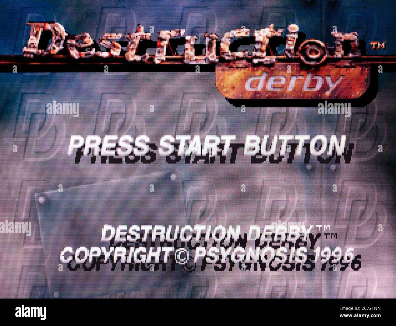 Destruction Derby - Sega Saturn Videogame - Editorial use only Stock Photo