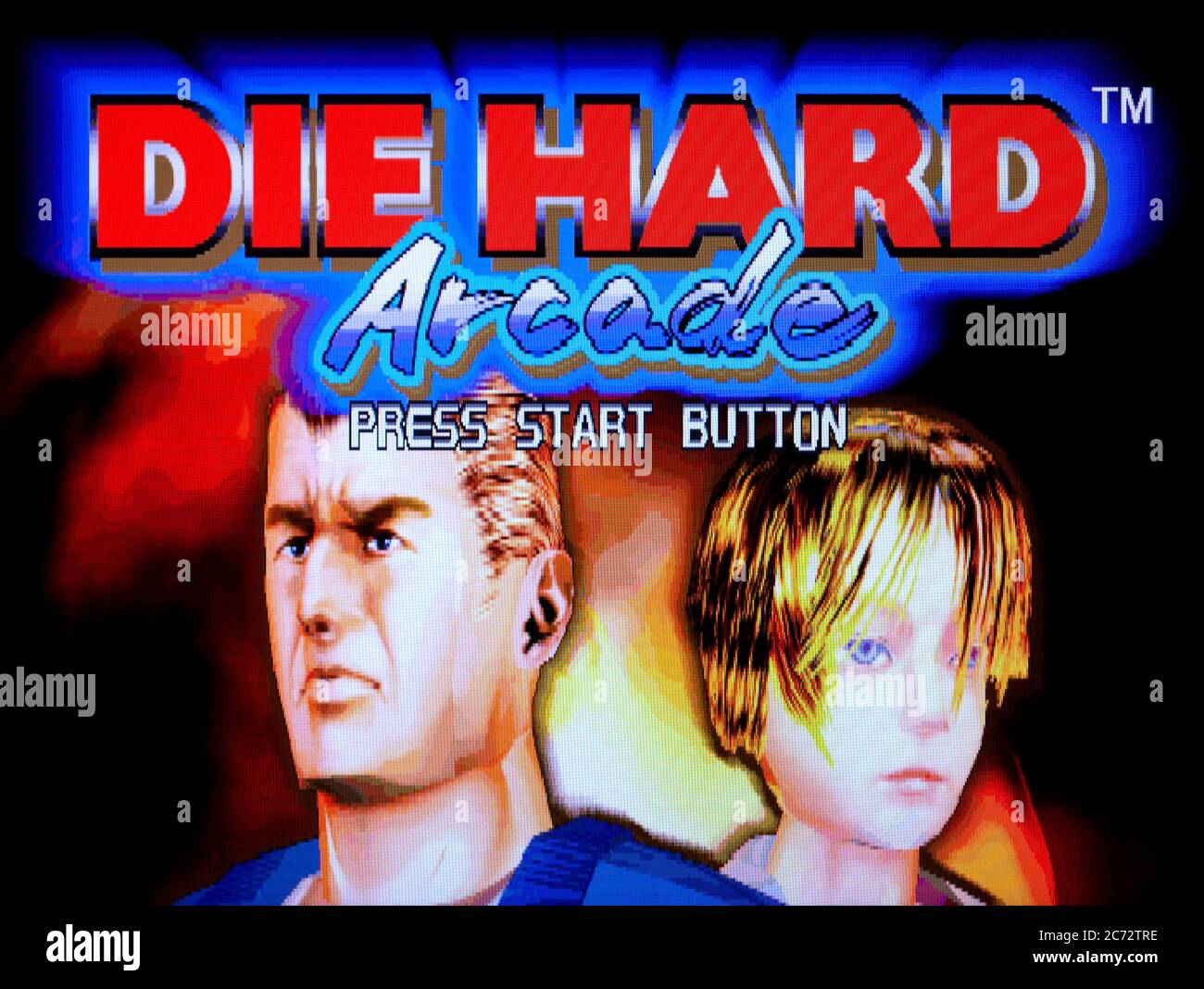 Die Hard Arcade - Sega Saturn Videogame - Editorial use only Stock Photo