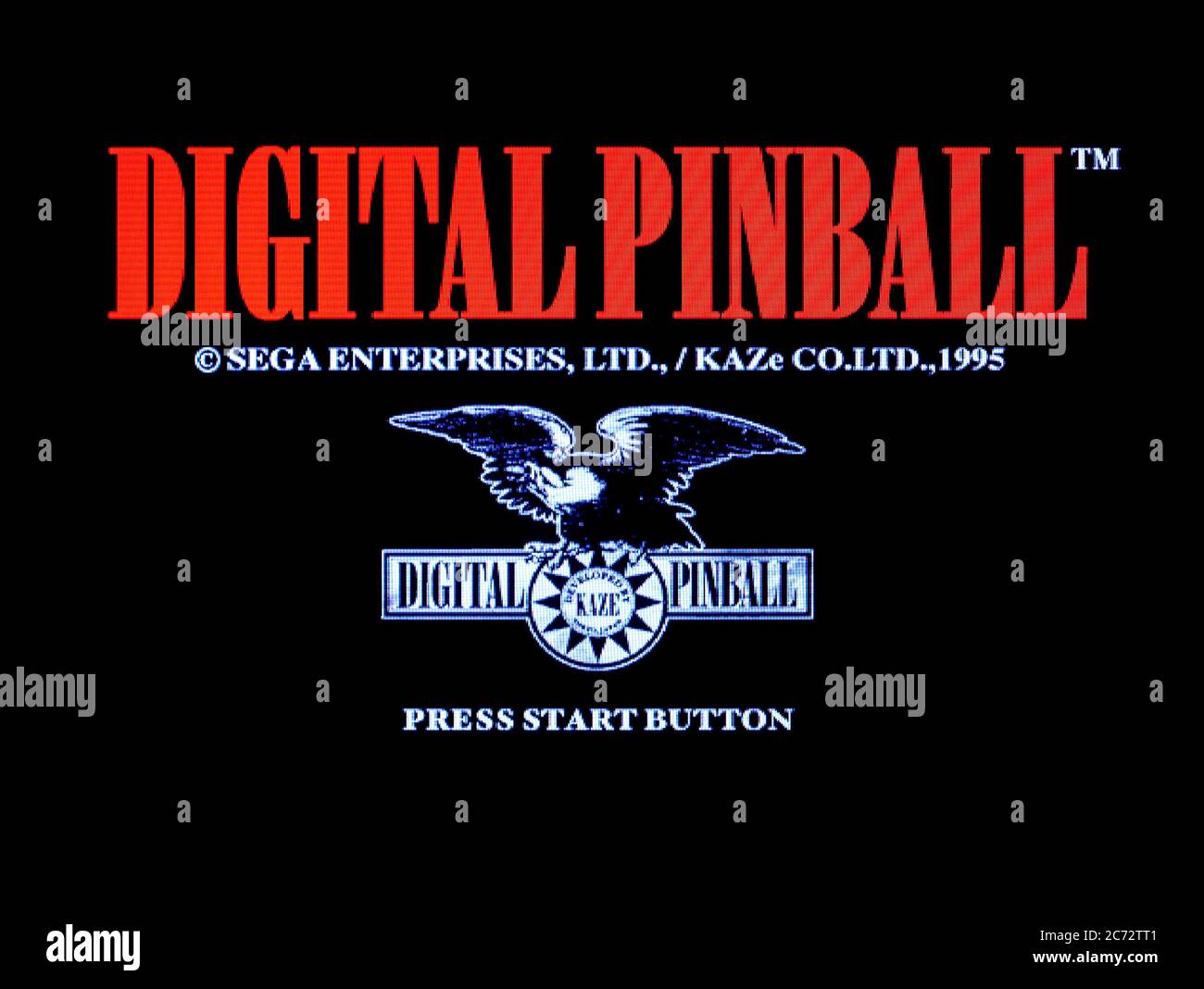 Digital Pinball - Sega Saturn Videogame - Editorial use only Stock Photo